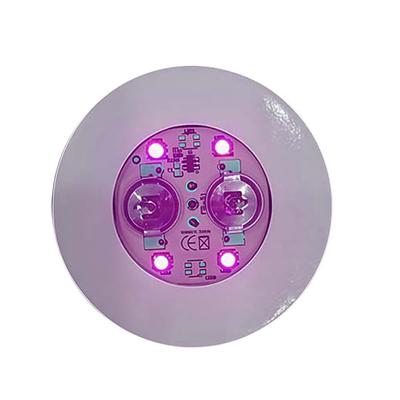 Colorful LED Coaster with 3 Light Modes Self-Adhesive Portable Drink Coaster for Beer Coffee Bar Ambience Lights Fun Home Bar Accessory