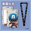 Anime Characters Card Holder Lanyard Keychain ID Credit Bus Card Cover Hang Rope Lariat Lanyard Key Rings Fans Gifts