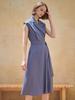 Acud Sleeveless Tailored Wrap One-Piece_Blue