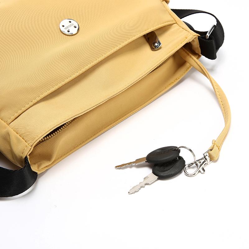 Einfarbige Damen Umhängetasche mit großem Fassungsvermögen und mehreren Fächern, leichte Pendler-Schultertasche, Mamatasche