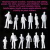 10/100pcs 1:300/1:200/1:100/1:150 Miniature Simulation Figures Model 1:75/1:50/1:42/1:30/1:25 Scale Building People Figures