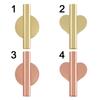 Fashion Wall Mounted Living Room Flower Vase Tube Vase Wall Flower Device Decoration Pendant