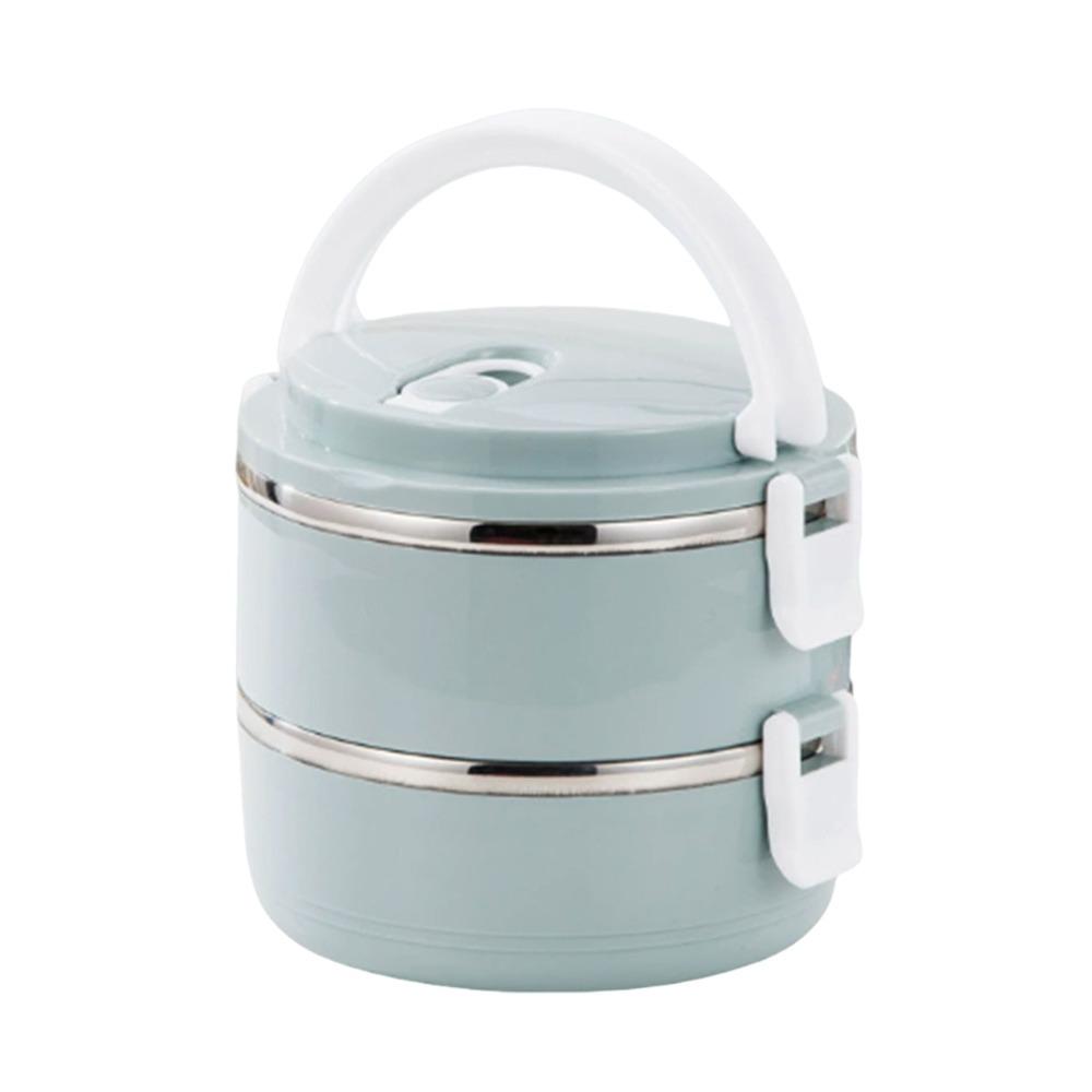 Stackable Food Container Box Round Insulated Soup Thermos Container  for Students&Office Worker