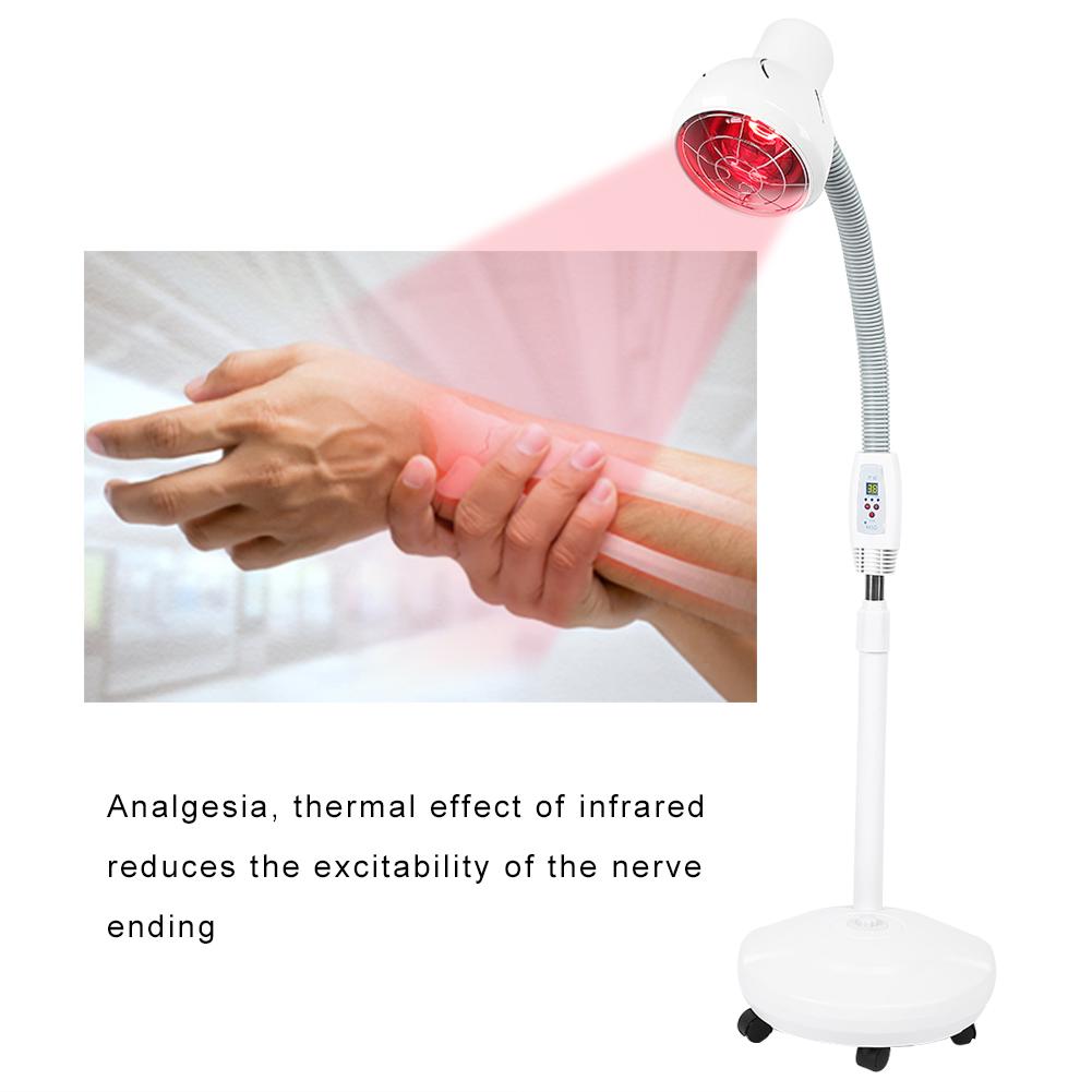 275W Floor Stand Type Infrared Heat Lamp Therapy Pain Relief Machine