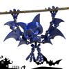 3D Printed Hanging Bat Figurine Movable Joints Bat Figure Articulated Bat Model Fidget Toy Halloween Party Decoration Ornament