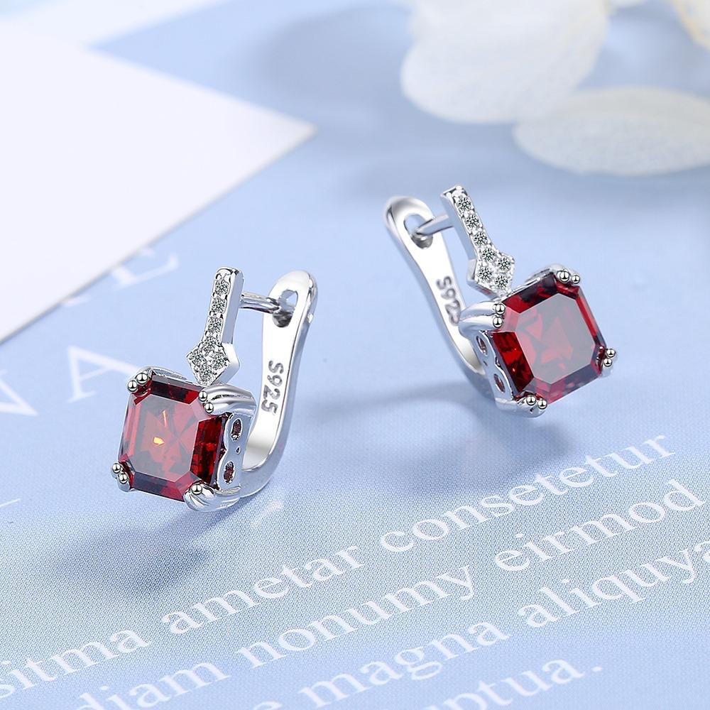 925 Sterling Silver Hot Snake AAA Zircon Stud Earrings For Women Exquisite Student Girlfriend Jewelry Accessories Wedding PartyGood product