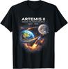 Artemis II Rocket Space Launch Back To The Moon Mission 2026 Unisex T-Shirt