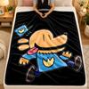 Flannel BlanketDog Warm Soft Throw Blanket for Indoor Sofa Bed Living Room Use