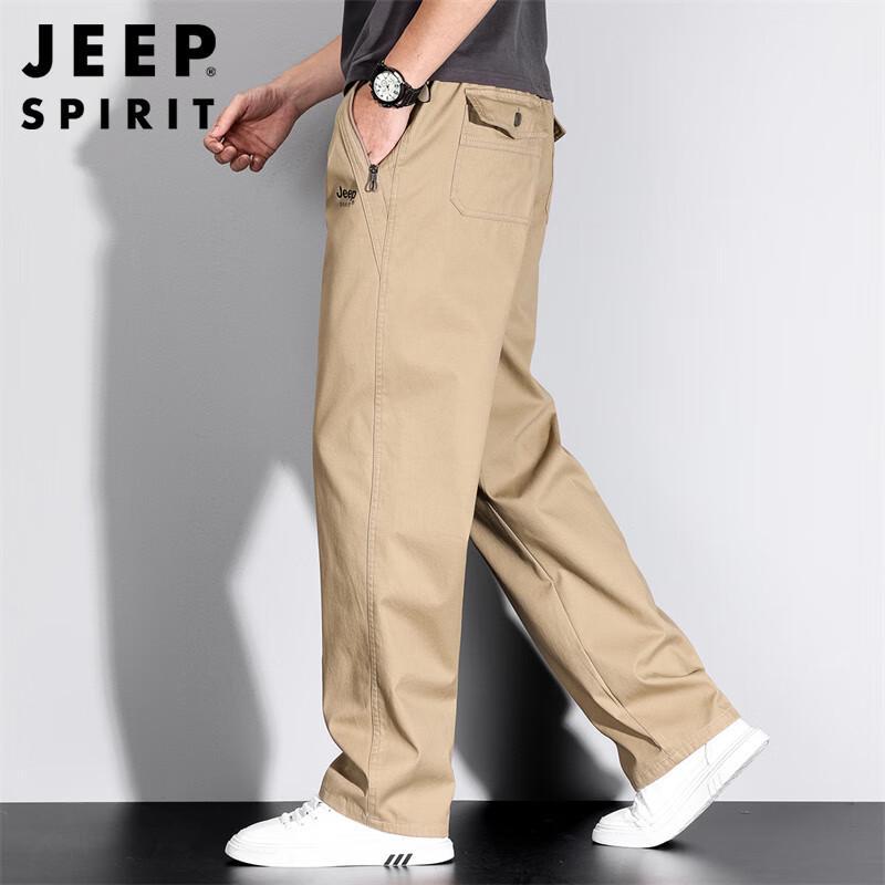 

JEEP SPIRIT Men s Straight-Leg Casual Cargo Pants 4XL