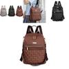 Fashion Solid Color Golden Bead Decoration Women Casual Backpack For Daily Use
