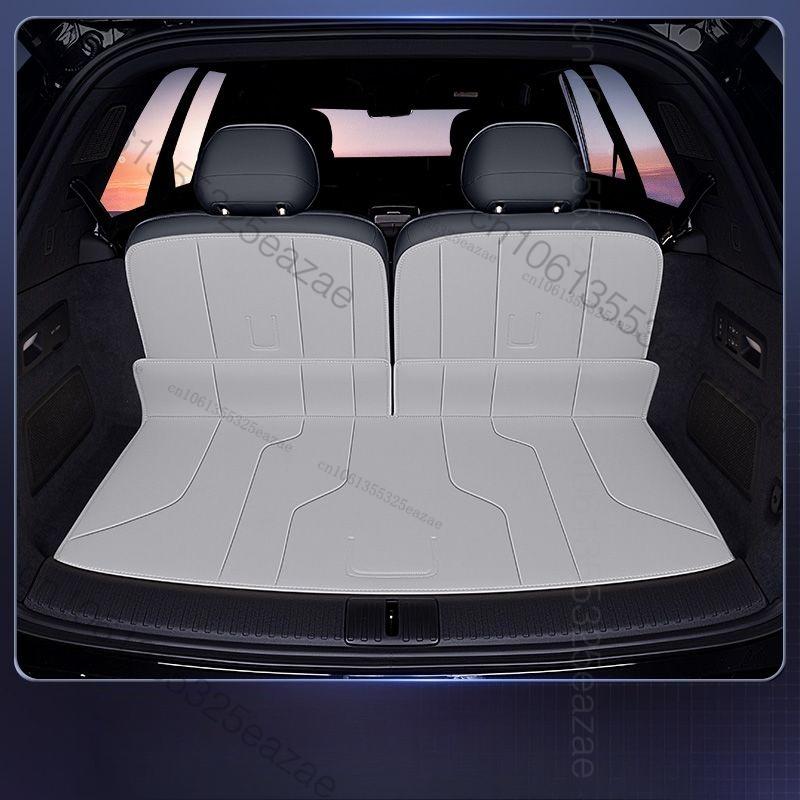 For Tesla Model YL 2026 2025 2027 Leather Trunk Mats Fully Surrounded Waterproof Non-Slip Liner Custom Floor Mat Accessorie
