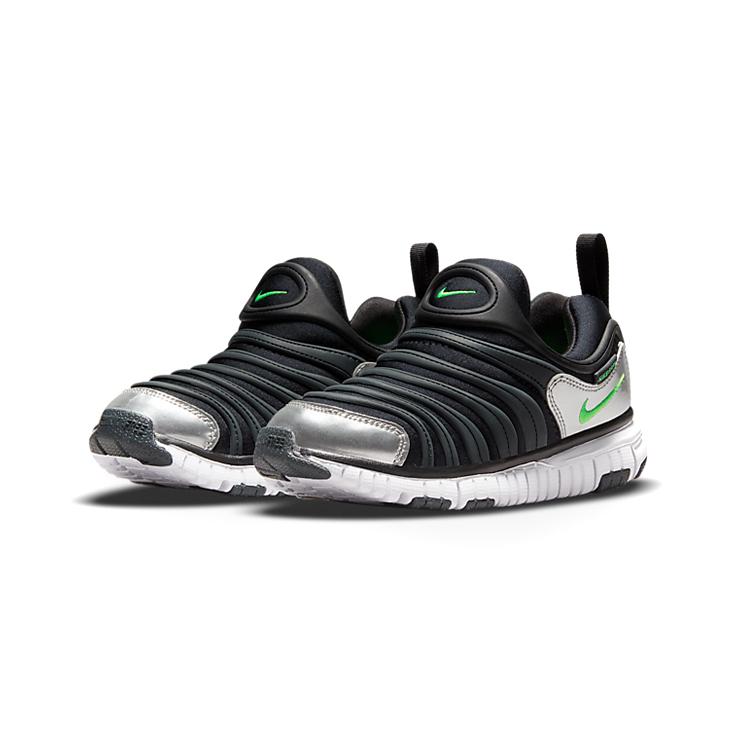 Nike Dynamo Free Slip Resistant, Abrasion Resistant, Breathable, Lightweight Cushioning Low top Kids Lifestyle Shoes 343738-028