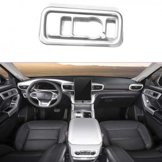 Headlight Switch Control Frame Trim -22 1pcs Matte Silver For Ford Explorer