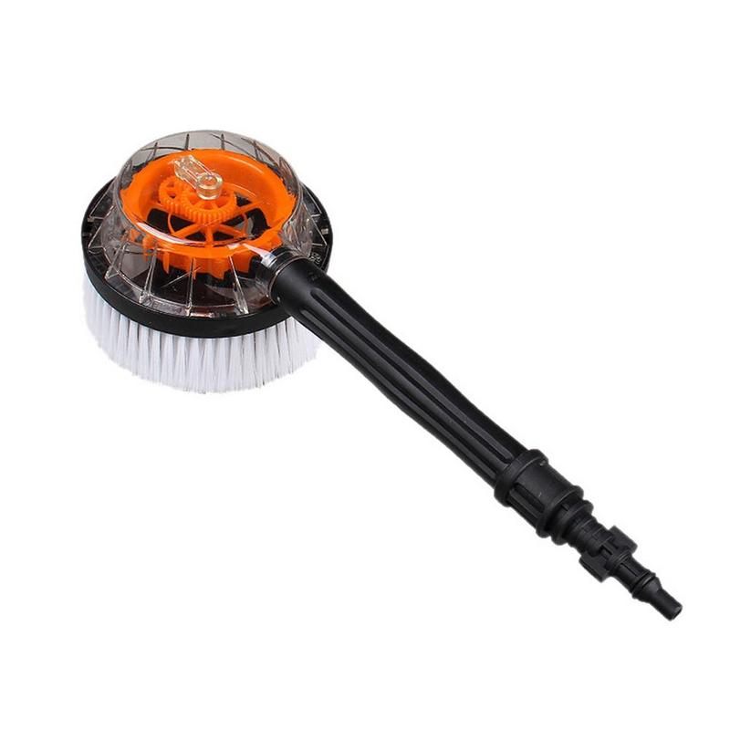 HOT SALE Car Wash Brush Auto Windshield Cleaning Machine High Pressure Rotated Soft Round Shape Brush With Water Hose Adapter