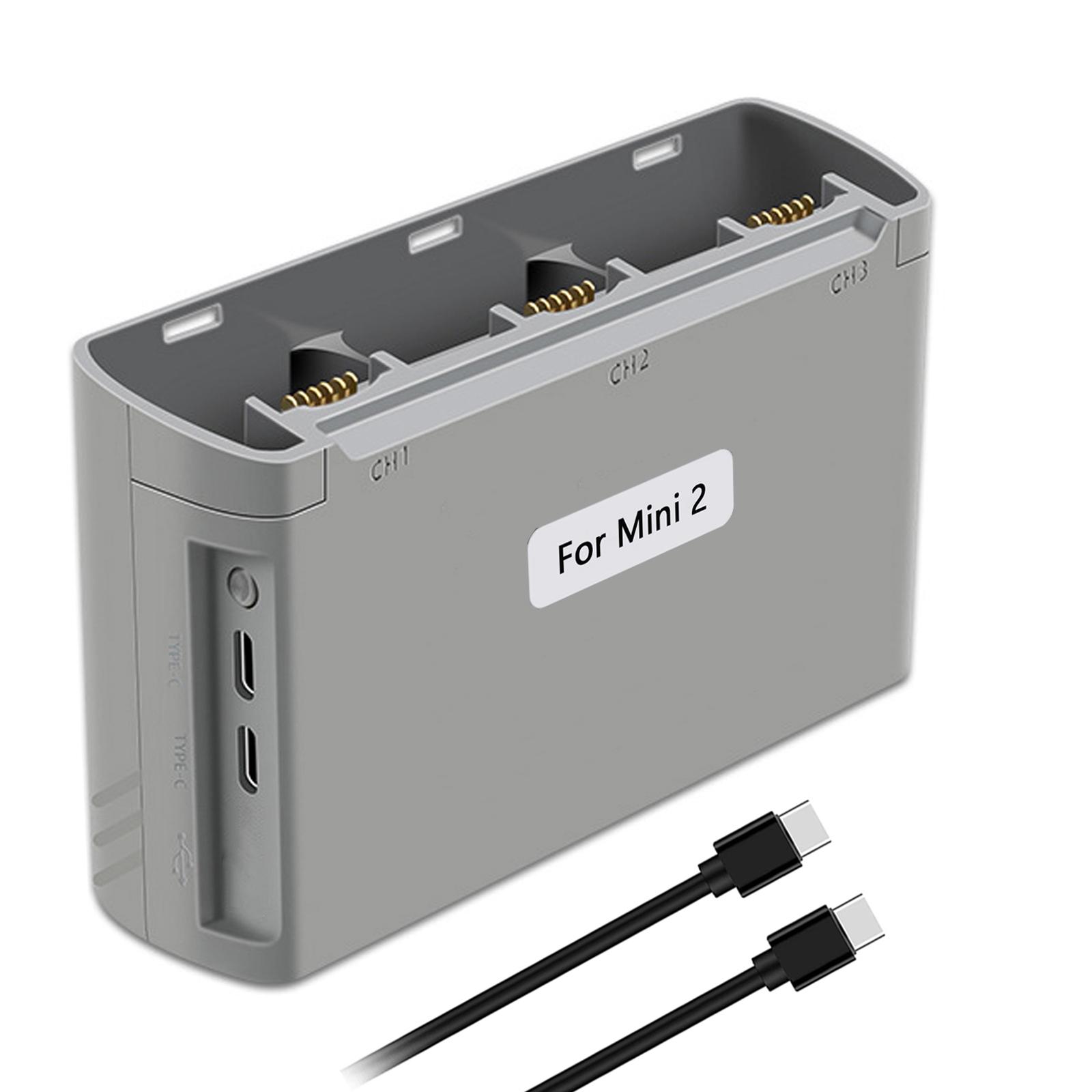 

Для Mavic Mini 2/SE Battery Charging Hub Зарядний пристрій для дронів Зарядіть три батареї для DJI Mini SE/Mini 2 Аксесуари для дронів