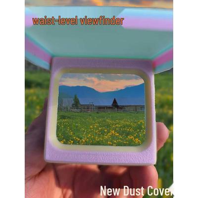 3D Printed Waist-Level Fresnel Lens Viewfinder for Creative Travel Photography.