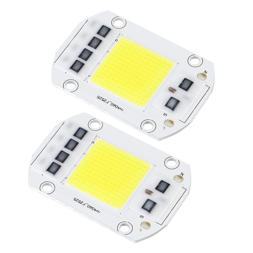 2PCS COB LED Light Chip 100W High Power LED Chip Bead for Spotlight Floodlight Replacement Cold White