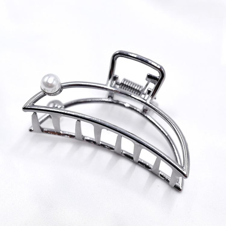 Unique Fashion Hair Accessories Ladies Geometric Metal Korean Hair Claw Clip