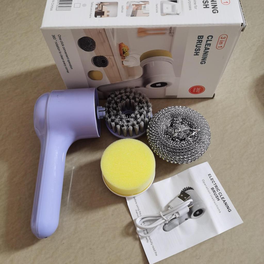 Wireless Multifunctional Electric Shoe and Cleaning Brush for Household Use