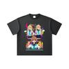 260 GSM Double Yarn 32 Count 100% Cotton Shikanoko V1 Koshi Print Unisex Heavy Cotton T Shirt