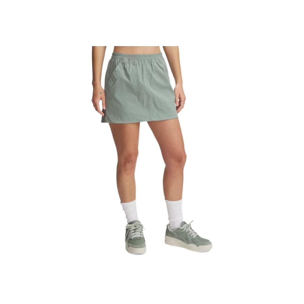 

Under Armour Unstoppable Simple Comfortable Skin-Friendly Versatile Casual Skirt Women skirts Silicone-Green 1389676-348 XS