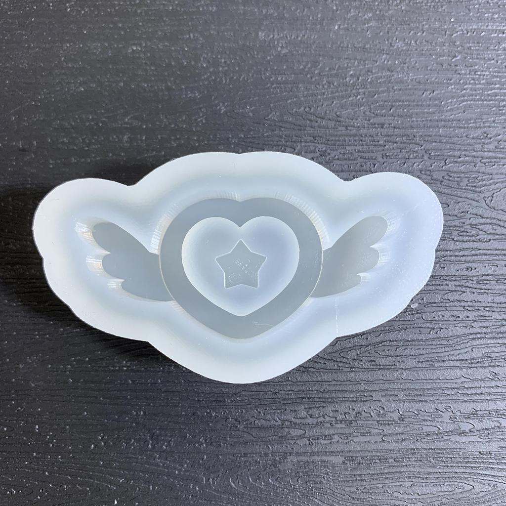 Resin Shaker Mold DIY Quicksand Casting Epoxy Silicone Mold Resin Epoxy Jewelry Molds for Pendant Decoration Crafts