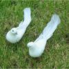 2pcs Fake Bird White Doves Artificial Foam Feathers Birds with Clip Pigeons Decoration for Wedding Christmas Home
