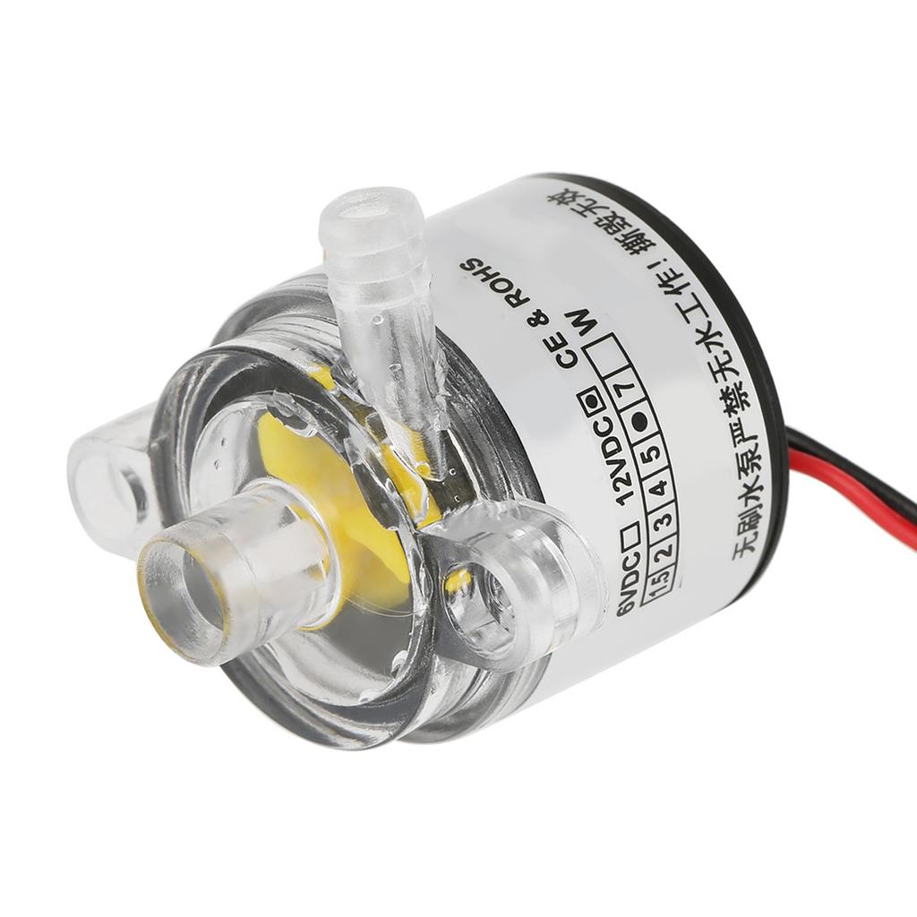 1pc Mini 12V DC 6W Food Grade Submersible Brushless Water Pump 2Lmin