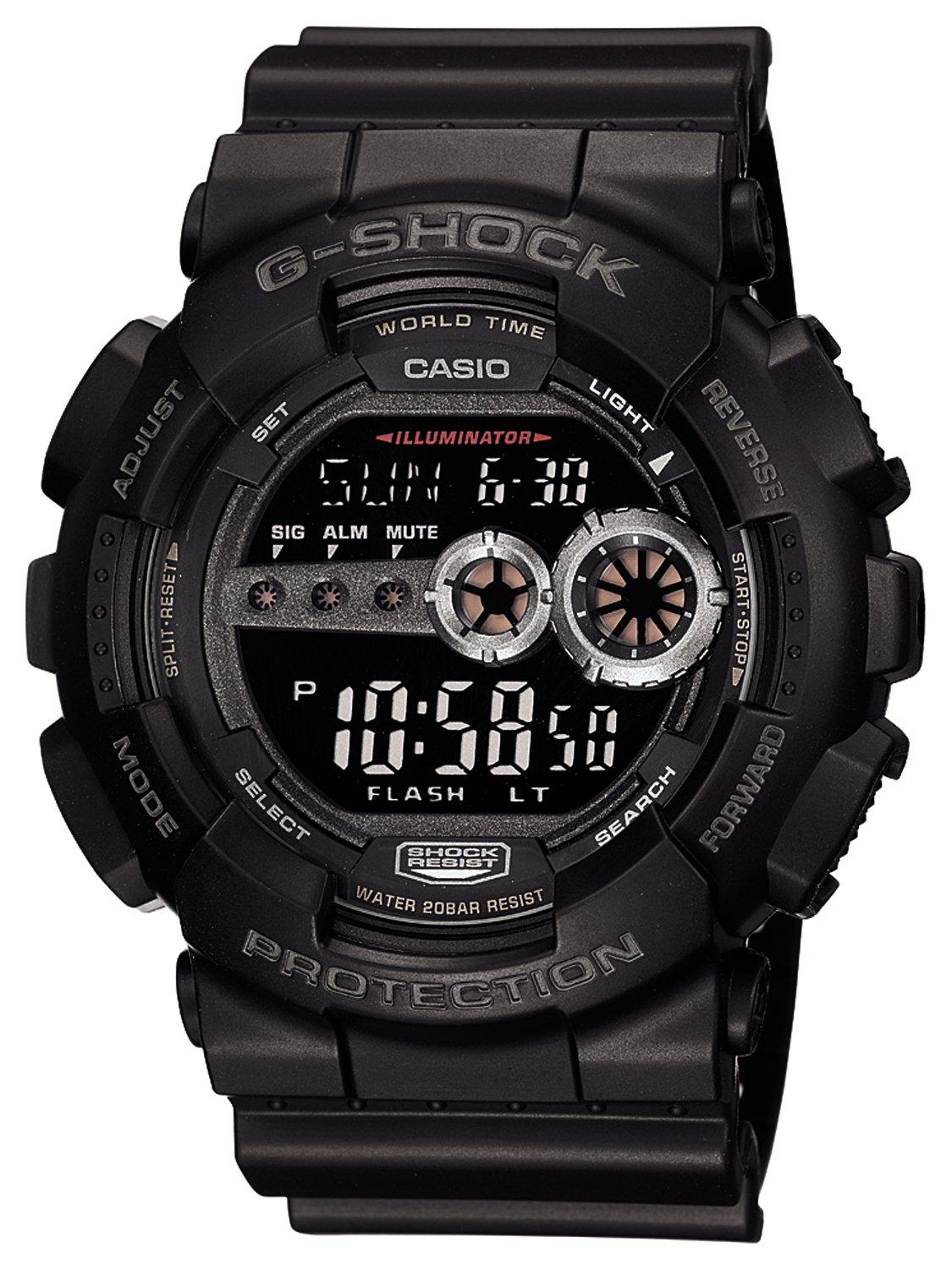 

[Casio] Часы G-Shock [Оригинальный отечественный продукт] GD-100-1BJF Мужские черные