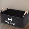 1pcsDurable Felt Pet Toy Storage Box Home Storage Box - Polyester Fiber