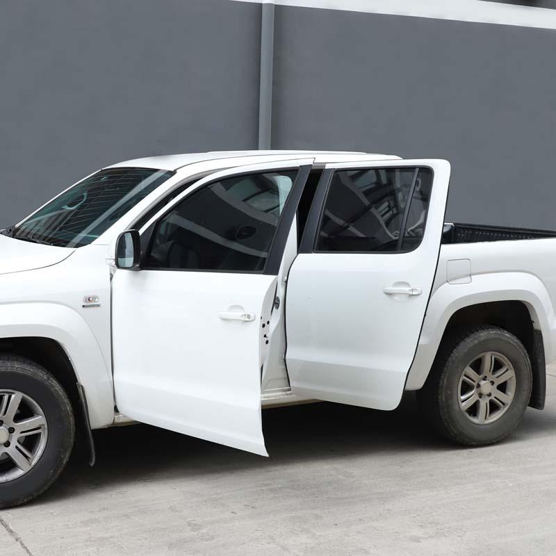 For VW Volkswagen Amarok 2011-2018 PVC Car Window B Pillar Post Vinyl Stickers Column Stickers Trim Accessories