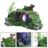 Akvarium Mountain View Rockery Hiding Cave Ornament Fish Tank Decoration