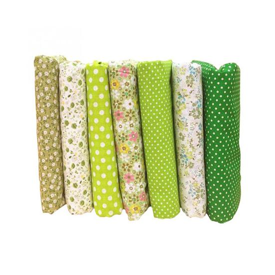 7 Stück 25 cm x 25 cm Blumendruck DIY Patchwork Baumwollstoff Nähen Quilten Tuch
