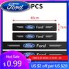 New 2026 Car Sticker Car Door Sill Strip Anti-Stepping Protection Strip Car Accessories For Ford Escape Kuga Mondeo Ecosport Fie