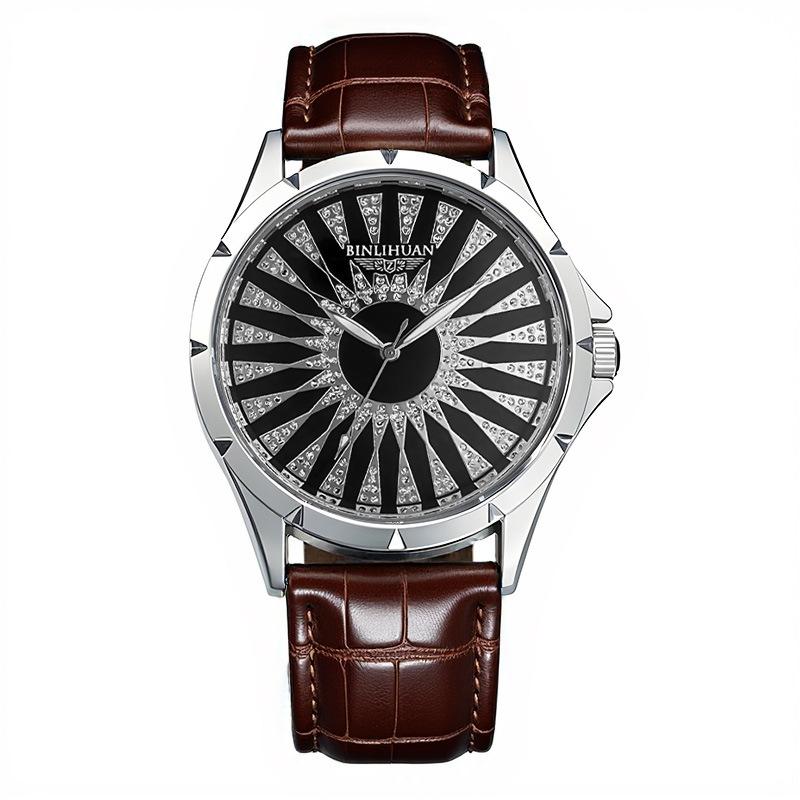 Men's Quartz Watch Classic Simple Business Wristwatch