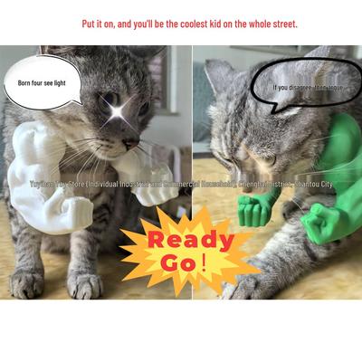 3D Printed Cat Hulk Arm - Creative Fun Decoration for Cats