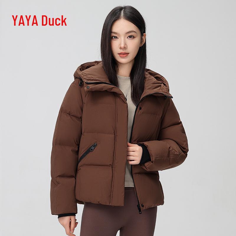 Women's Yaya Winter 2025 Short Fashion Down Jacket - Trendy, Fluffy, Warm, Versatile Outerwear
