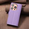 Rfid Small Lychee Pattern Leather Phone Case With Card Holder Stand For Apple Iphone