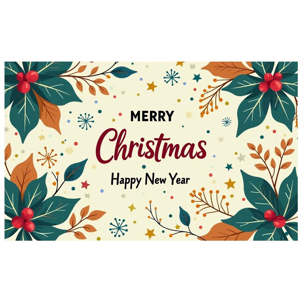 New Year Banner Snowflake Pattern New Year Decoration Banner Holiday Banner Holiday For Holiday Gathering New Year Event
