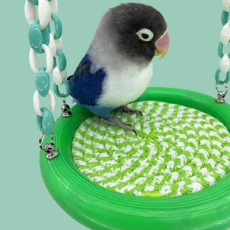 Interactive Pet Cage Hammock Hanging Bed for Bird Parrot and Small Rodents Stimulating Play Engages and Entertain