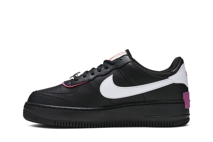 Women's Sneakers Nike Air Force 1 Low Shadow Removable Patches Black Pink (Women's)