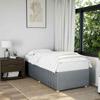 vidaXL Bed Frame Without Mattress Light Grey 80x200 Cm Fabric