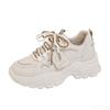 Fashion Autumn women's new breathable white shoes women's versatile thick soled sports leisure shoes simple comfortable shoes