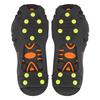 1 Pair Universal 10 Teeth Anti Slip Ice Cleat Shoe Grips Spikes Cleats Crampons for Hiking
