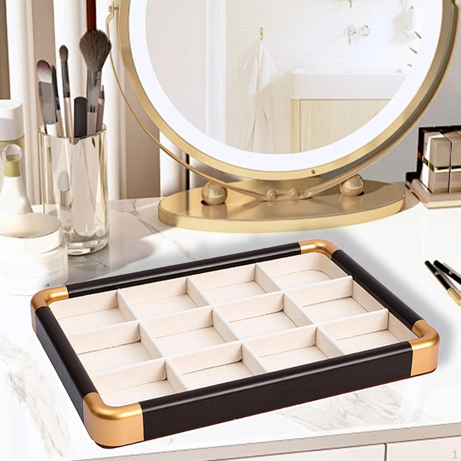 

Jewelry Display Tray Holder Multifunction Organizer Storage for Bedroom Live Style B