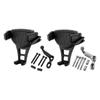 Innovative Offset Base Motorcycle Phone Mount with 360 Rotation Metal Plastic Phone Support for Stable Navigation View