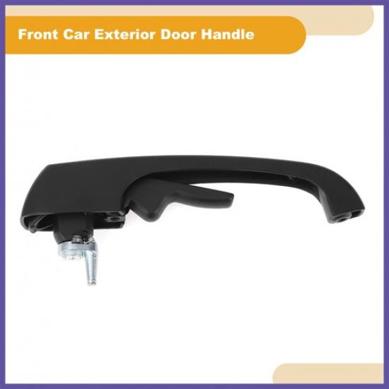 Front Car Exterior Door Handle No.251837205 For VW Vanagon 80-91 Black Metal