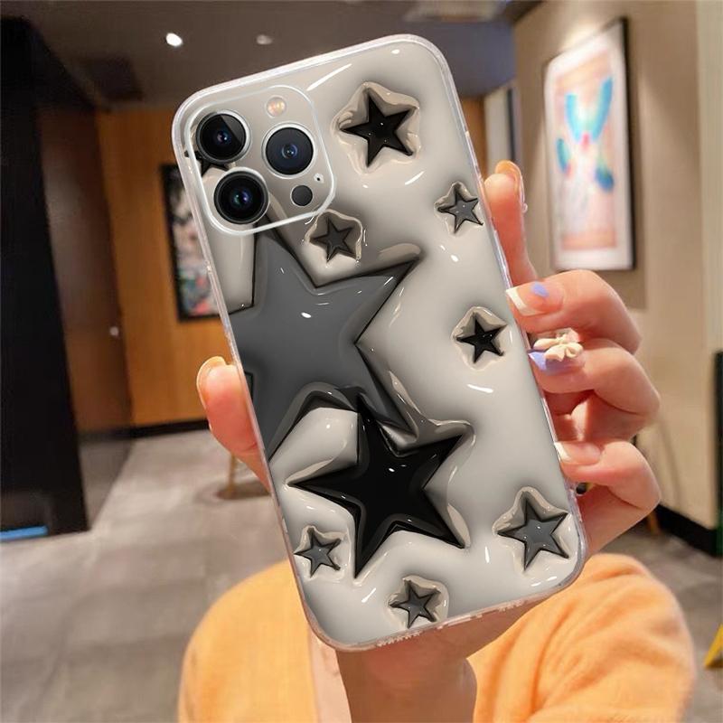 Phone Case Carcasa Funda For iPhone 17 Pro Max Air 16 15 14 13 Pro Max 15 16 Pro 15Plus 16E Star Art Case
