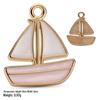 Colorful Alloy Ocean Charm Pendant for DIY Bracelets & Keychains