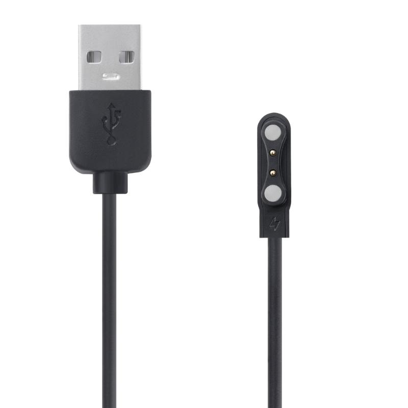 Portable Watch Charging Adapter Cord 2pin 4.0mm Space Smartwatch Magnetic Charging Cable with Protections For RS4 LS12